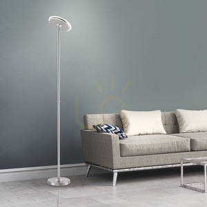 Lampa Podłogowa HANS 11729-55 Srebrny 1xLED 2 Lampa Podłogowa HANS 11729-55 Srebrny 1xLED small 2