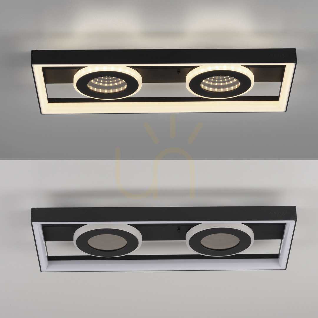 Obejrzyj Plafon TRAFORO 6854-18 Czarny 1xLED Plafon TRAFORO 6854-18 Czarny 1xLED