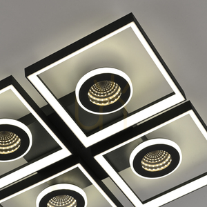 Plafon TRAFORO 6855-18 Czarny 1xLED small 14