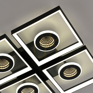 Plafon TRAFORO 6855-18 Czarny 1xLED small 3
