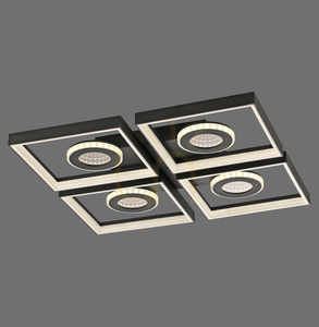 Plafon TRAFORO 6855-18 Czarny 1xLED small 5