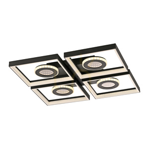 Plafon TRAFORO 6855-18 Czarny 1xLED small 0