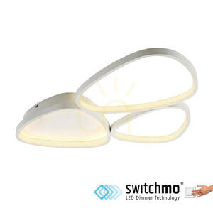 Plafon PEBBLES 14049-16 Biały 3xLED small 1