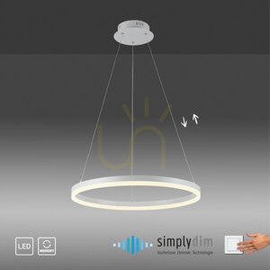 Lampa Wisząca TITUS 2382-16 Biały 1xLED small 11
