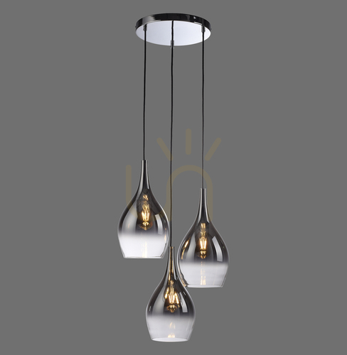 Sprawdź Lampa Wisząca PILUA 2062-17 Chrom 3xE27