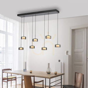 Lampa Wisząca RIKA 2115-18 Czarny 7xLED small 2