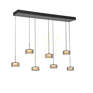 Lampa Wisząca RIKA 2115-18 Czarny 7xLED small 7