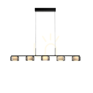 Lampa Wisząca RIKA 2116-18 Czarny 5xLED small 15