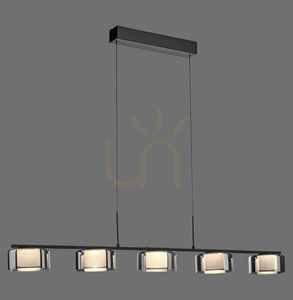Lampa Wisząca RIKA 2116-18 Czarny 5xLED small 0