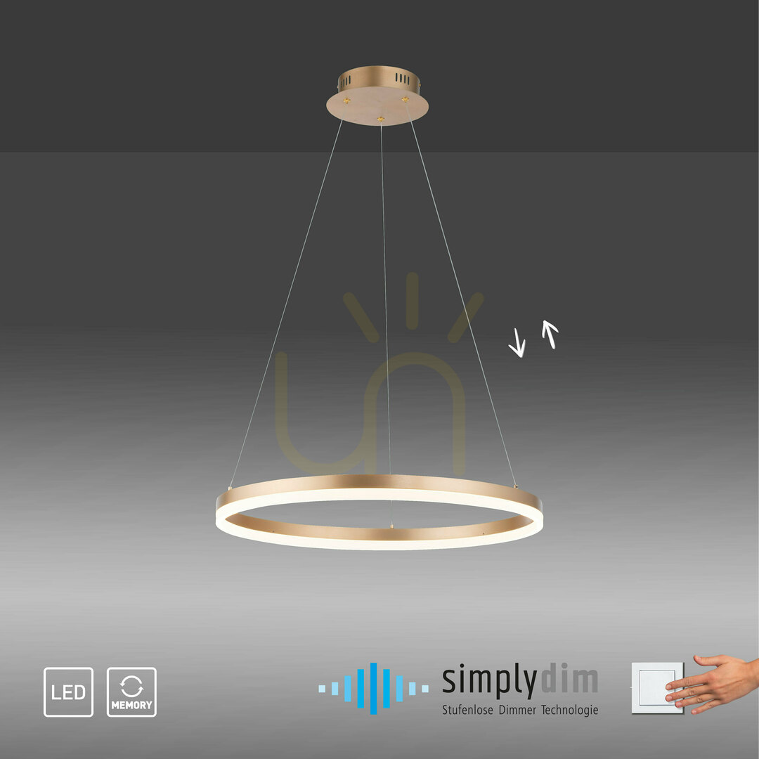 Zobacz Lampa Wisząca TITUS 2382-60 Brązowy 1xLED Lampa Wisząca TITUS 2382-60 Brązowy 1xLED