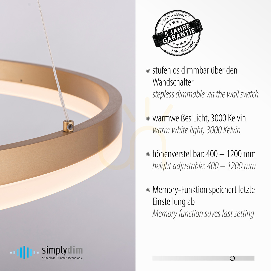 Wyświetl Lampa Wisząca TITUS 2382-60 Brązowy 1xLED Lampa Wisząca TITUS 2382-60 Brązowy 1xLED