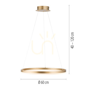 Lampa Wisząca TITUS 2382-60 Brązowy 1xLED 7 Lampa Wisząca TITUS 2382-60 Brązowy 1xLED small 7