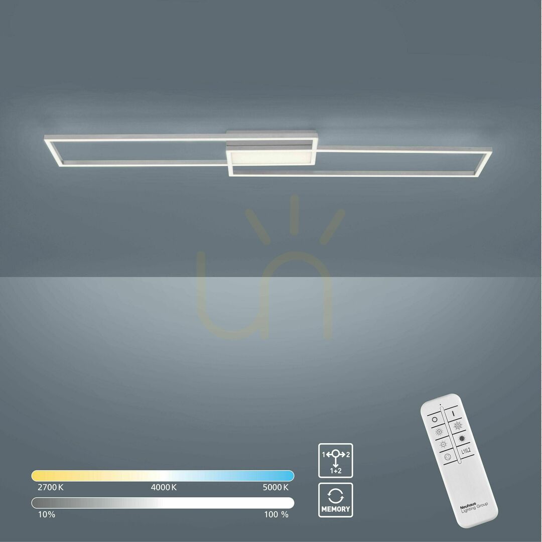 Obejrzyj Plafon ASMIN 14711-55 Srebrny 3xLED Plafon ASMIN 14711-55 Srebrny 3xLED