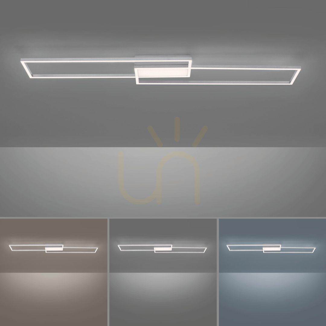 Pokaż Plafon ASMIN 14711-55 Srebrny 3xLED Plafon ASMIN 14711-55 Srebrny 3xLED