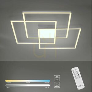 Plafon ASMIN 14713-55 Srebrny 4xLED small 9