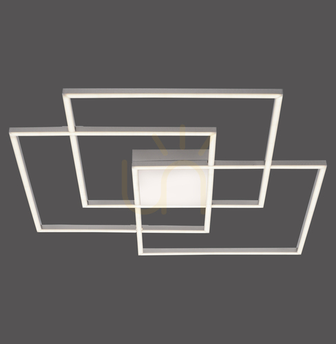 Sprawdź Plafon ASMIN 14713-55 Srebrny 4xLED
