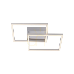 Plafon IVEN 14002-55 Srebrny 2xLED small 1