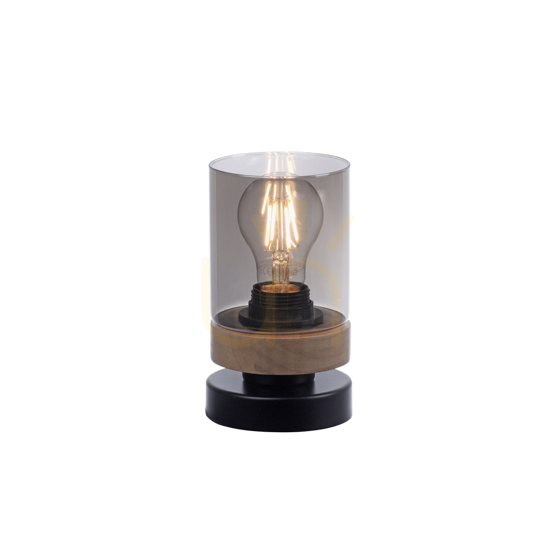 Zobacz Lampa Stołowa PASQUAL 11310-18 Czarny 1xE27 Lampa Stołowa PASQUAL 11310-18 Czarny 1xE27