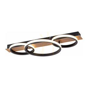 Plafon TROOPER 15616-78 Drewno 1xLED small 6