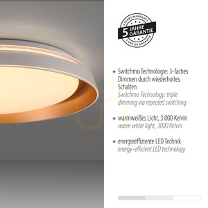 Plafon SATI 14368-60 Mosiądz 1xLED small 4