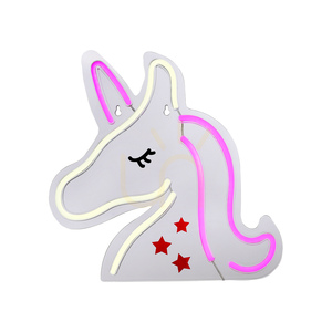 Kinkiet LED Paul Neuhaus NEON-UNICORN 85025-70 – jednorożec, różowo-biały, 33 cm small 12