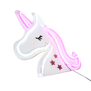 Kinkiet LED Paul Neuhaus NEON-UNICORN 85025-70 – jednorożec, różowo-biały, 33 cm small 6
