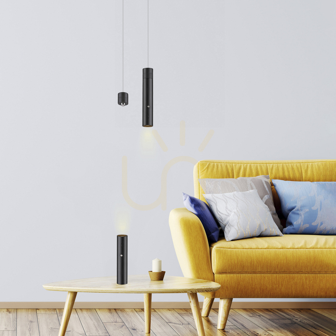 Pokaż Lampa Wisząca ATTACH 18281-18 Czarny 1xLED Lampa Wisząca ATTACH 18281-18 Czarny 1xLED
