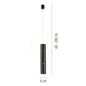 Lampa Wisząca ATTACH 18281-18 Czarny 1xLED 8 Lampa Wisząca ATTACH 18281-18 Czarny 1xLED small 8