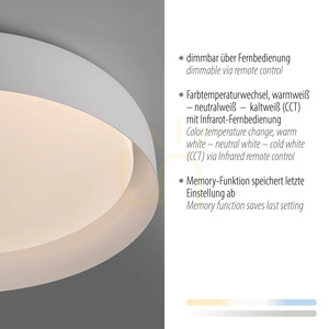 Plafon LED Zuma Line OSKO 14216-16 biały 57 cm small 3