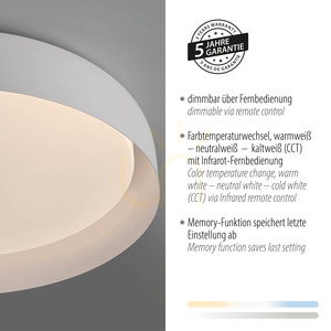 Plafon LED Zuma Line OSKO 14216-16 biały 57 cm small 4