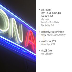 Kinkiet NEON-ONAIR 85023-70 Wielokolorowy 1xLED small 3
