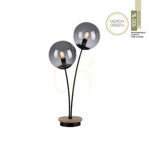 Lampa Stołowa GREEN WIDOW 11390-79 Czarny 2xE14 small 1