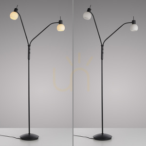 Lampa Podłogowa LOKI 12158-18 Czarny 2xE14 14 Lampa Podłogowa LOKI 12158-18 Czarny 2xE14 small 14