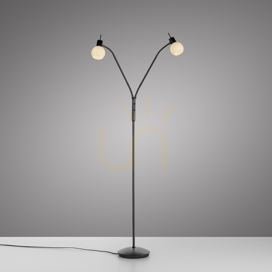 Sprawdź Lampa Podłogowa LOKI 12158-18 Czarny 2xE14 Lampa Podłogowa LOKI 12158-18 Czarny 2xE14