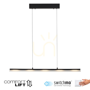 Lampa wisząca NELE 12288-18 czarna LED 24 W small 1