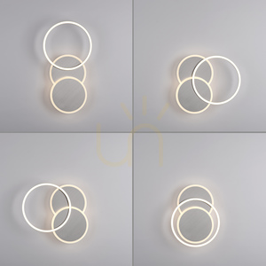Plafon LED JUST LIGHT SEVENT 14116-55 srebrny, 50 × 33,4 cm small 12