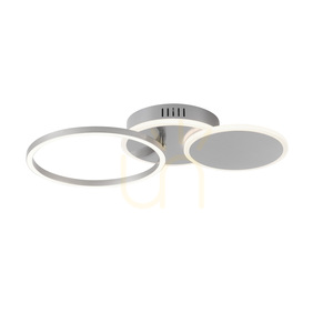 Plafon LED JUST LIGHT SEVENT 14116-55 srebrny, 50 × 33,4 cm small 13