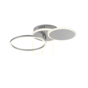 Plafon LED JUST LIGHT SEVENT 14116-55 srebrny, 50 × 33,4 cm small 7
