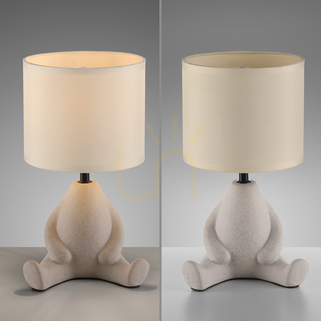 Obejrzyj Lampa Stołowa TED 14190-39 Beżowy 1xE27 Lampa Stołowa TED 14190-39 Beżowy 1xE27