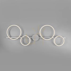 Plafon MINI RITUS 14211-21 Srebrny 4xLED small 11
