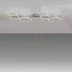 Plafon MINI RITUS 14211-21 Srebrny 4xLED small 5