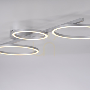 Plafon MINI RITUS 14211-21 Srebrny 4xLED small 9