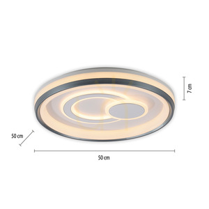 Plafon MINELLI 14334-16 Biały 3xLED small 8