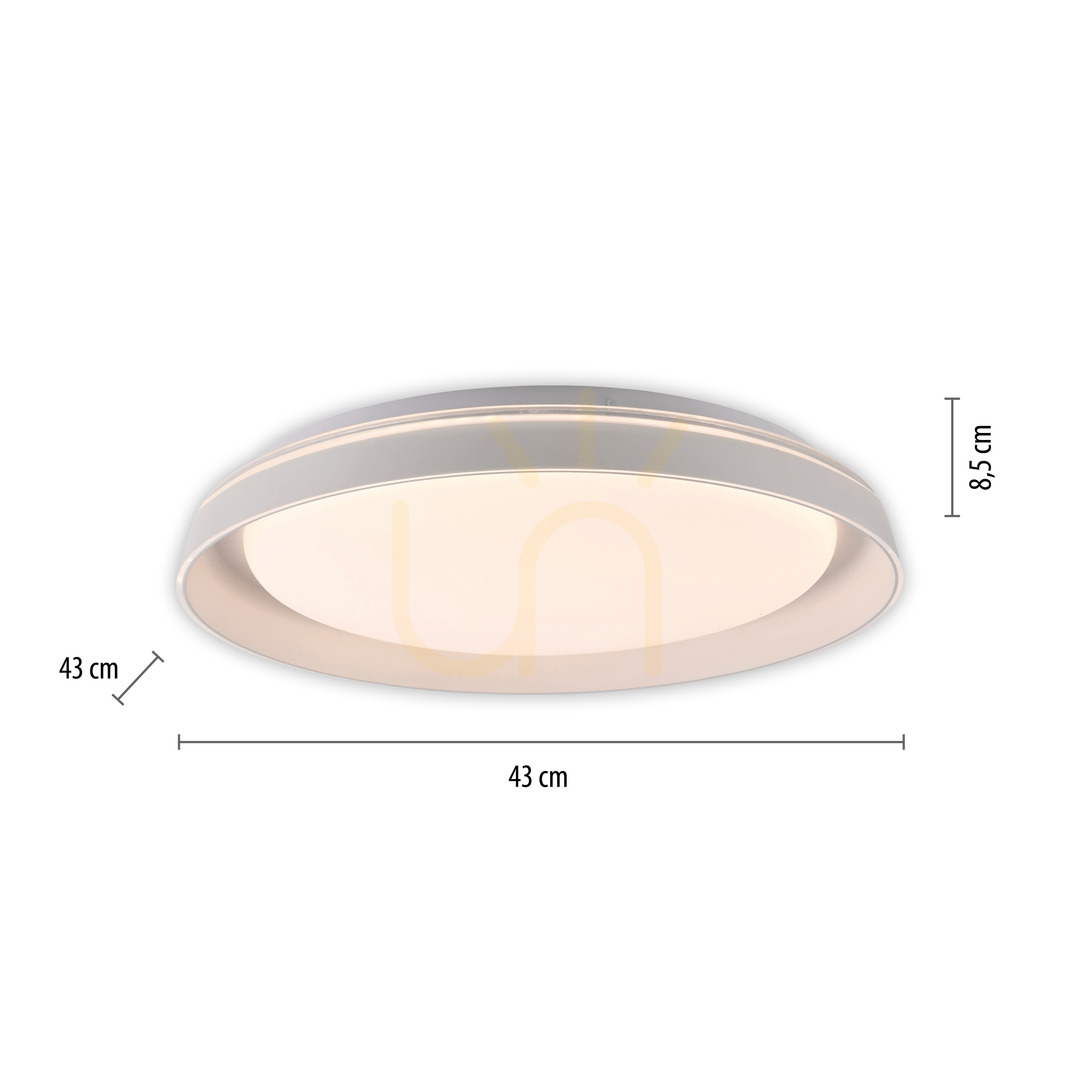 Wyświetl Plafon SATI 14368-16 Biały 1xLED Plafon SATI 14368-16 Biały 1xLED