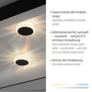 Plafon VERTIGO 14385-18 Czarny 1xLED small 3