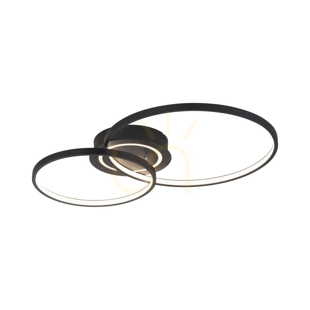 Obejrzyj Plafon ASMINA 14540-18 Czarny 3xLED Plafon ASMINA 14540-18 Czarny 3xLED