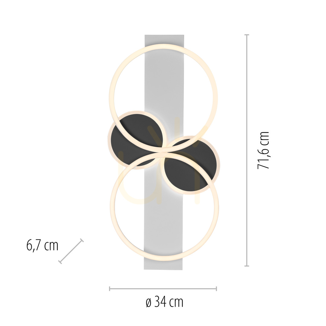 Wyświetl Plafon TROOPER 14552-16 Biały 4xLED Plafon TROOPER 14552-16 Biały 4xLED