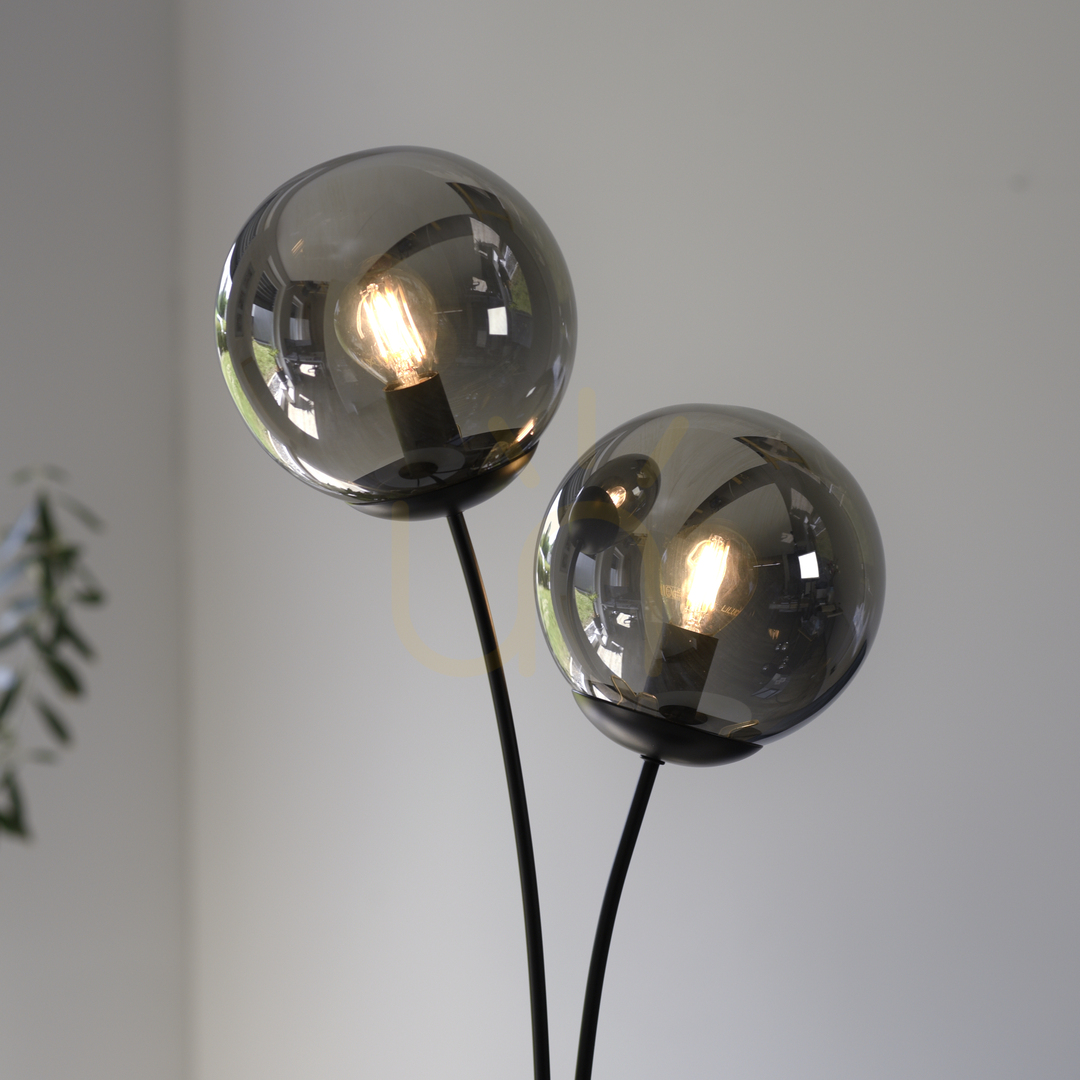 Wyświetl Lampa Stołowa BIG WIDOW 14605-18 Czarny 2xE14 Lampa Stołowa BIG WIDOW 14605-18 Czarny 2xE14