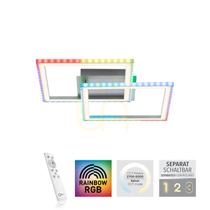 Plafon FELIX60 14634-55 Srebrny 2xLED 1 Plafon FELIX60 14634-55 Srebrny 2xLED small 1