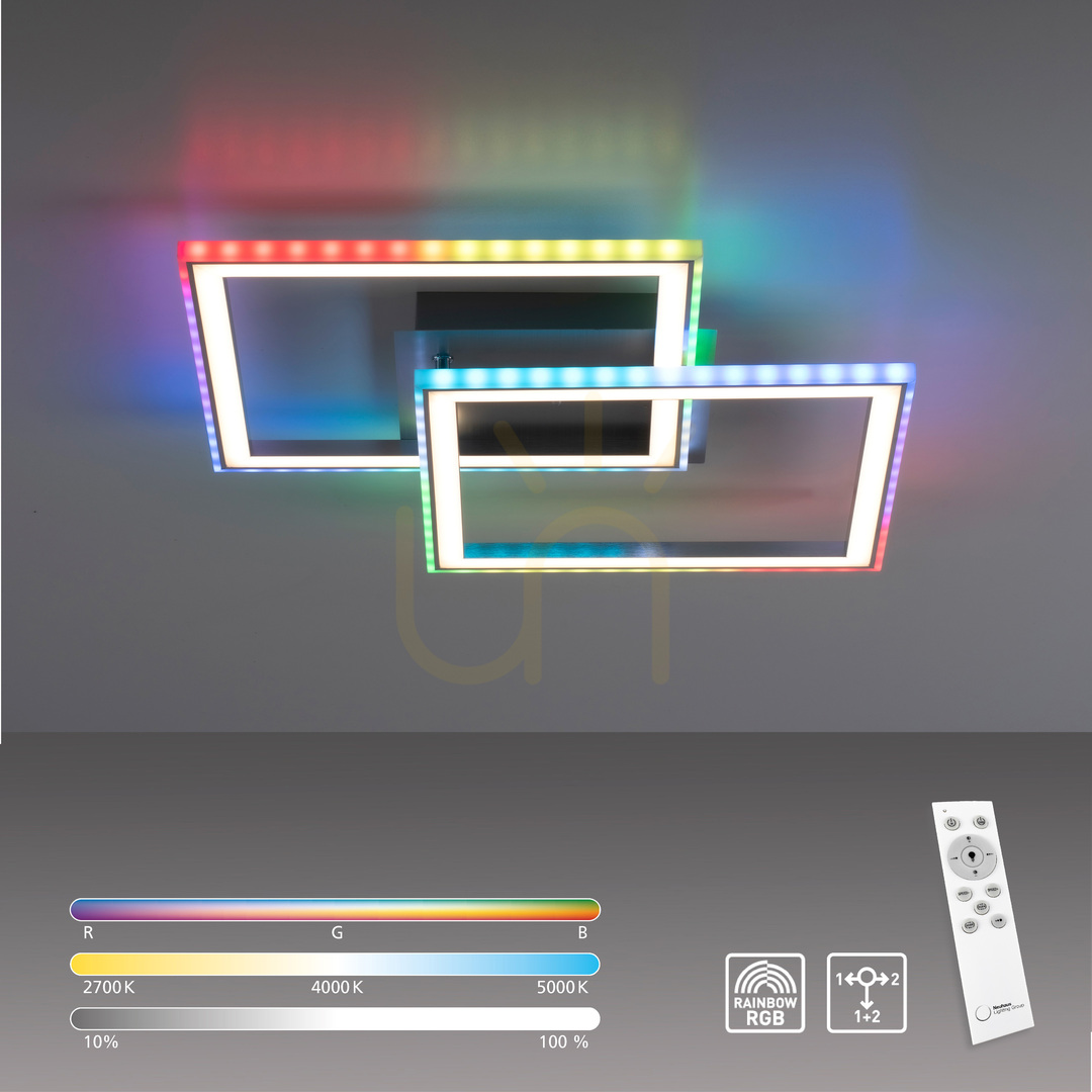 Obejrzyj Plafon FELIX60 14634-55 Srebrny 2xLED Plafon FELIX60 14634-55 Srebrny 2xLED